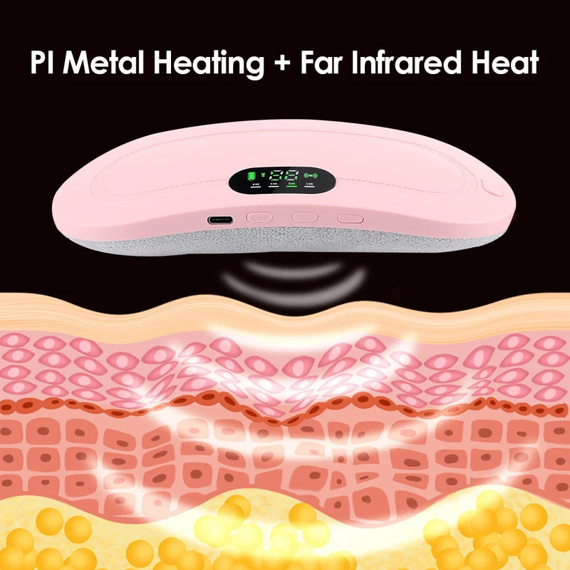 Electric Period Cramp Heating Massager Belt